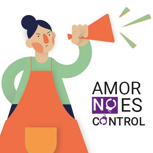 Web dedicada a la violencia de Género "Amor no es control"